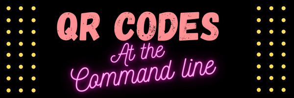 QR Codes at the command line
