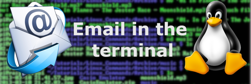 Linux terminal email