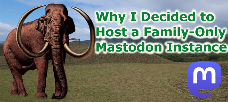 Self-Hosting a Mastodon server at home