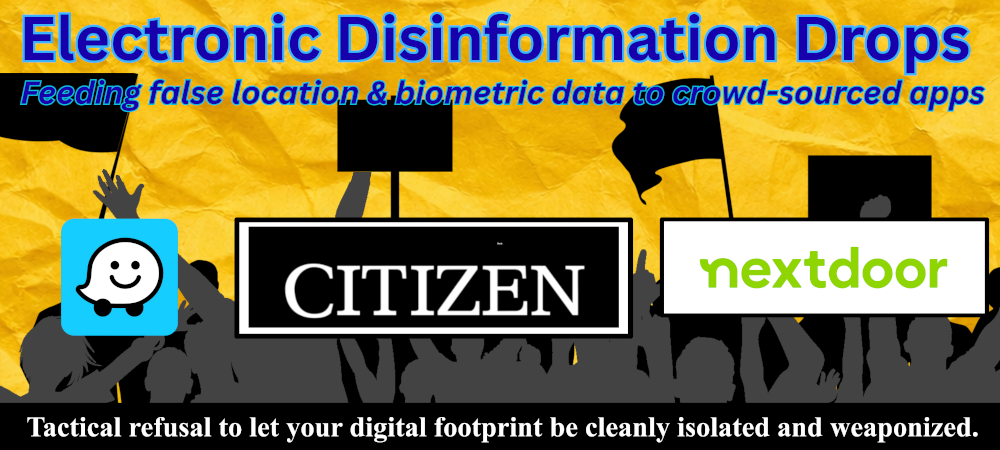 Electronic Disinformation Drops (Banner)