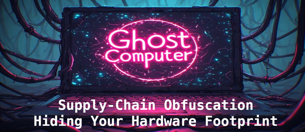 ghost computer - how to break the supply chain by stripping down an old laptop