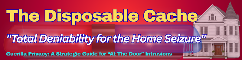 The Disposable Cache: Total Deniability for the Home Seizure - How to survive a raid