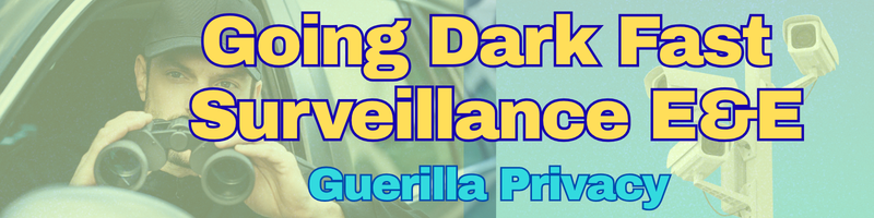 Going Dark Fast : Surveillance E & E - Adopting Grey Man tactics and privacy techniques to disrupt surveillance
